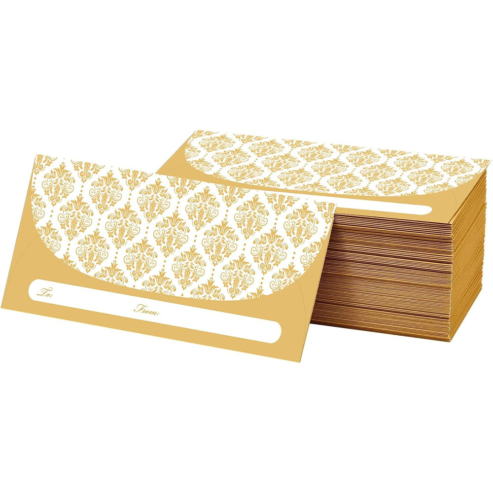Wedding Sutra - ซองใส่ของขวัญเงินสด 25/50 ชิ้นพร้อมดีไซน์ตกแต่งสำหรับวันเกิด พิธีสำเร็จการศึกษา งานแต่งงาน บรรจุภัณฑ์คุ้มค่า