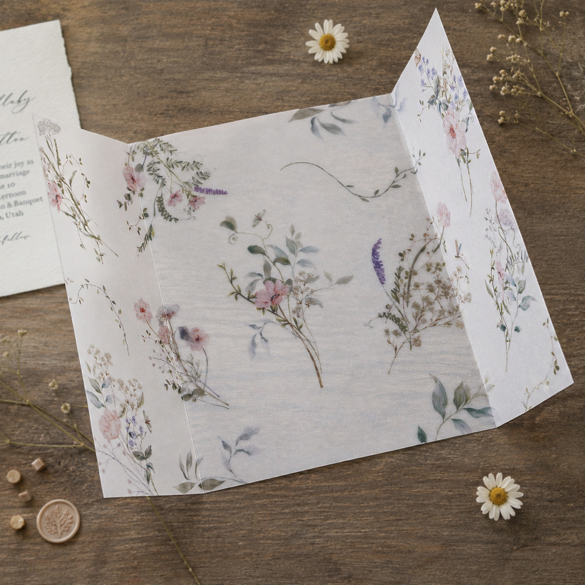 20/50 ชิ้น กระดาษเวลลัมห่อพร้อ - Wedding Envelopes บทวิจารณ์และราคา