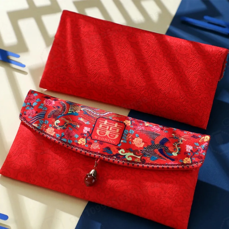 ซองจดหมายสีแดงสไตล์จีน ซองแดง  - Wedding Envelopes บทวิจารณ์และราคา