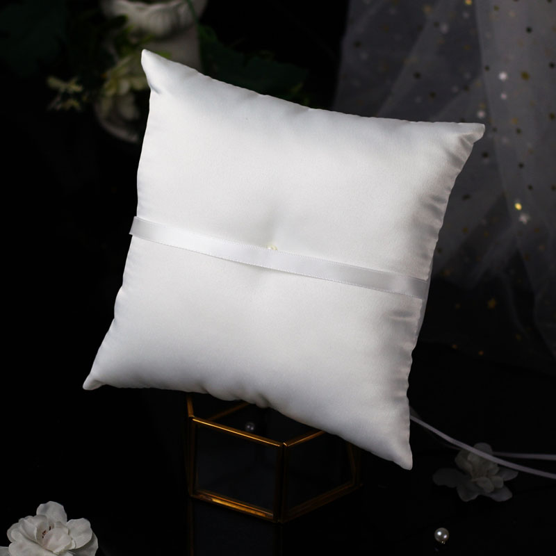 1 ชิ้น 10*10 เซนติเมตรประกาย R - Ring Bearer Pillow บทวิจารณ์และราคา