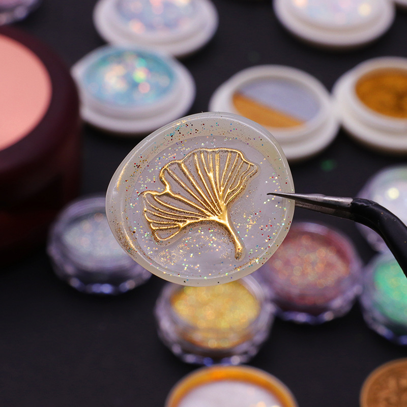18สีทองขี้ผึ้งตราประทับแป้งครี - Wedding Sutra บทวิจารณ์และราคา
