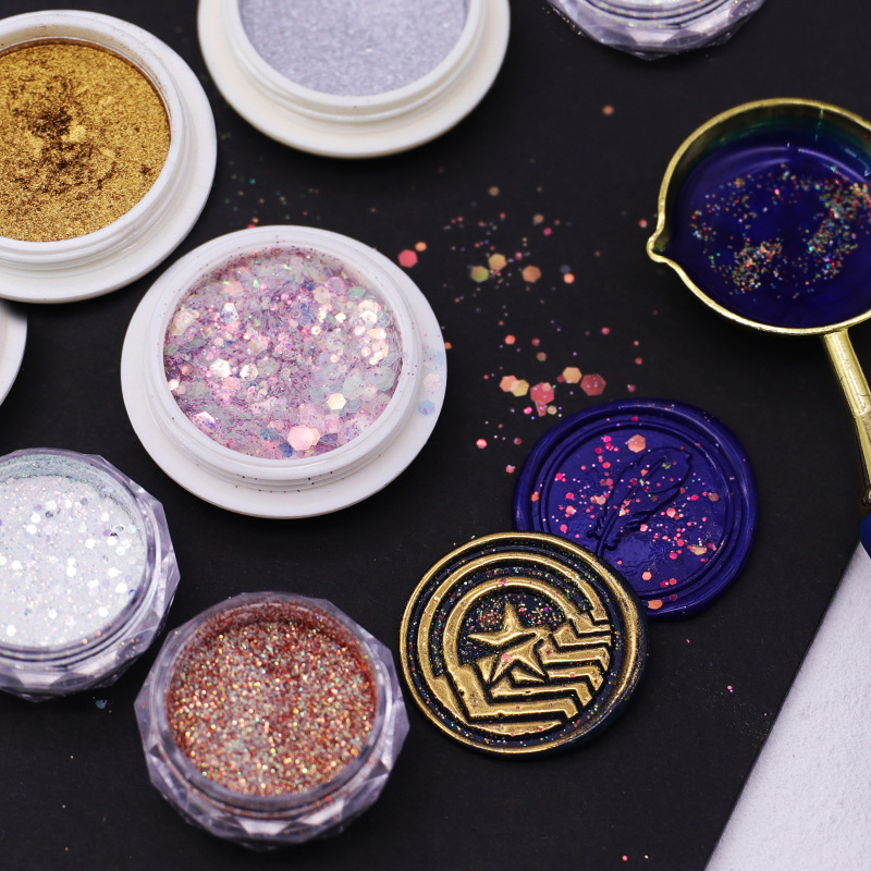 18สีทองขี้ผึ้งตราประทับแป้งครี - Wedding Sutra บทวิจารณ์และราคา