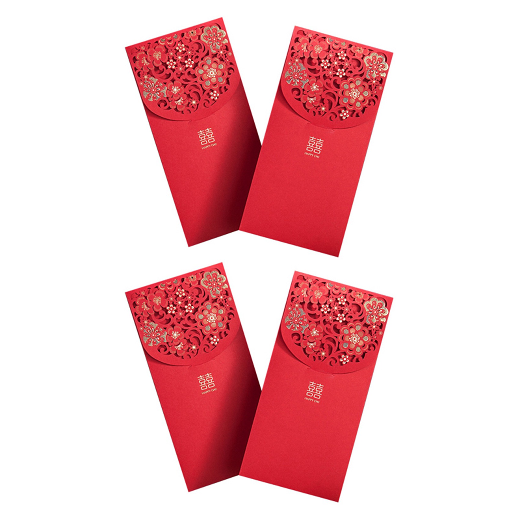 20PCS ซองจดหมายสีแดงจีนซองเงิน - Wedding Envelopes บทวิจารณ์และราคา