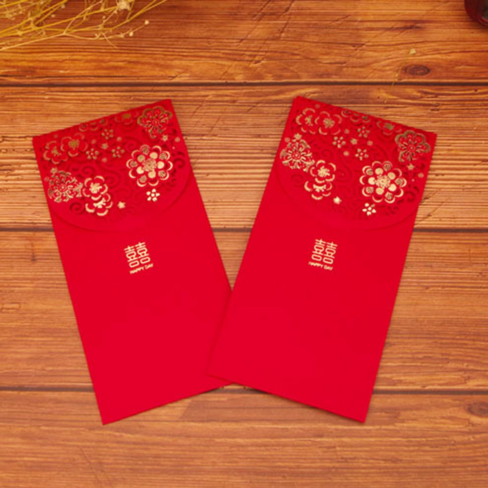 20PCS ซองจดหมายสีแดงจีนซองเงิน - Wedding Envelopes บทวิจารณ์และราคา