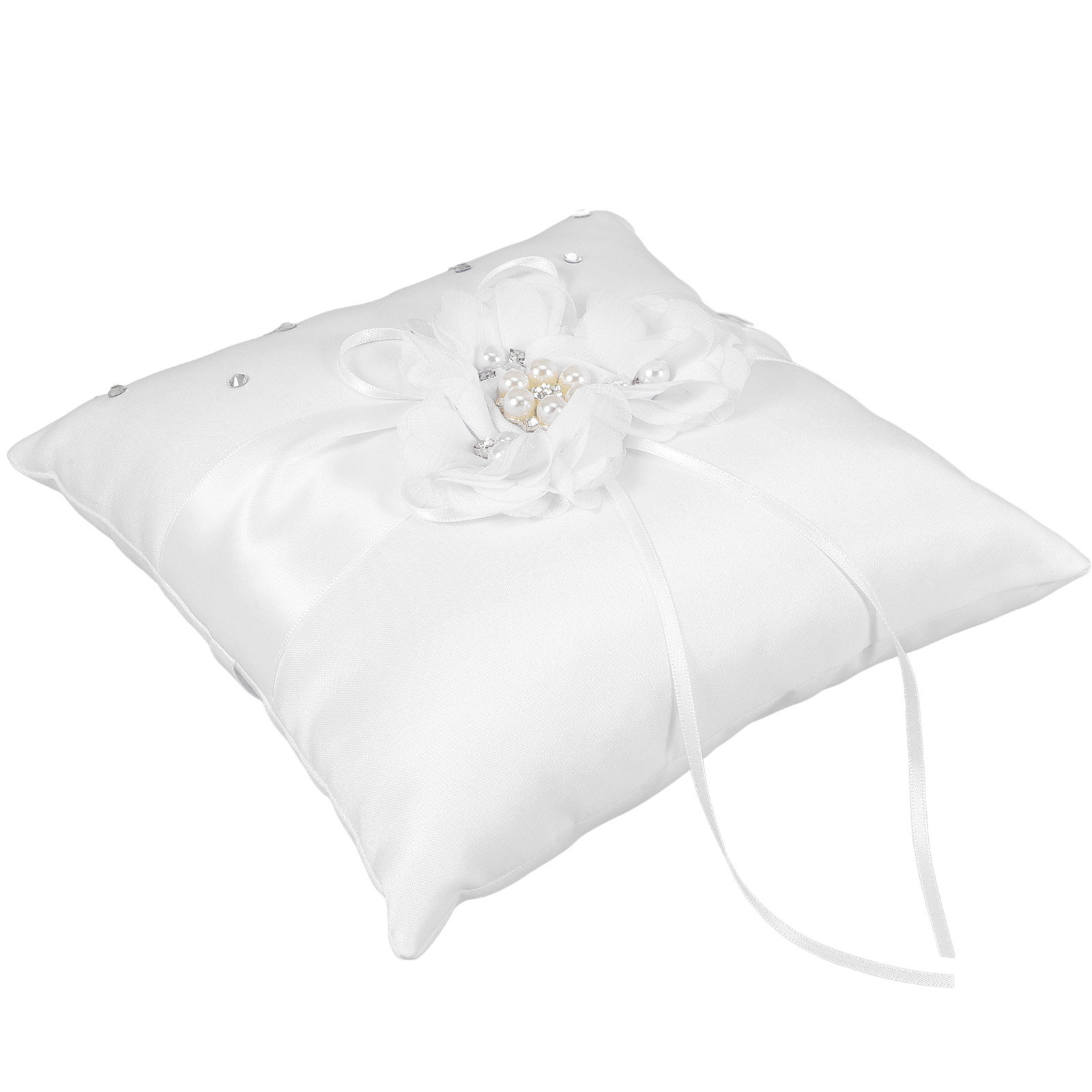 หมอนใส่แหวนแต่งงานขนาด 20x20 ซ - Ring Bearer Pillow บทวิจารณ์และราคา
