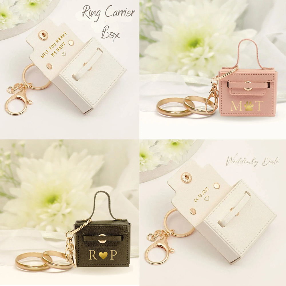 กระเป๋าใส่แหวนแต่งงานแบบส่วนตั - Ring Bearer Pillow บทวิจารณ์และราคา