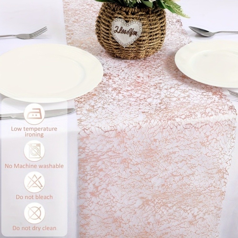 ผ้าปูโต๊ะกลิตเตอร์วิบวับ รูปแบ - Table Runner Sequin บทวิจารณ์และราคา