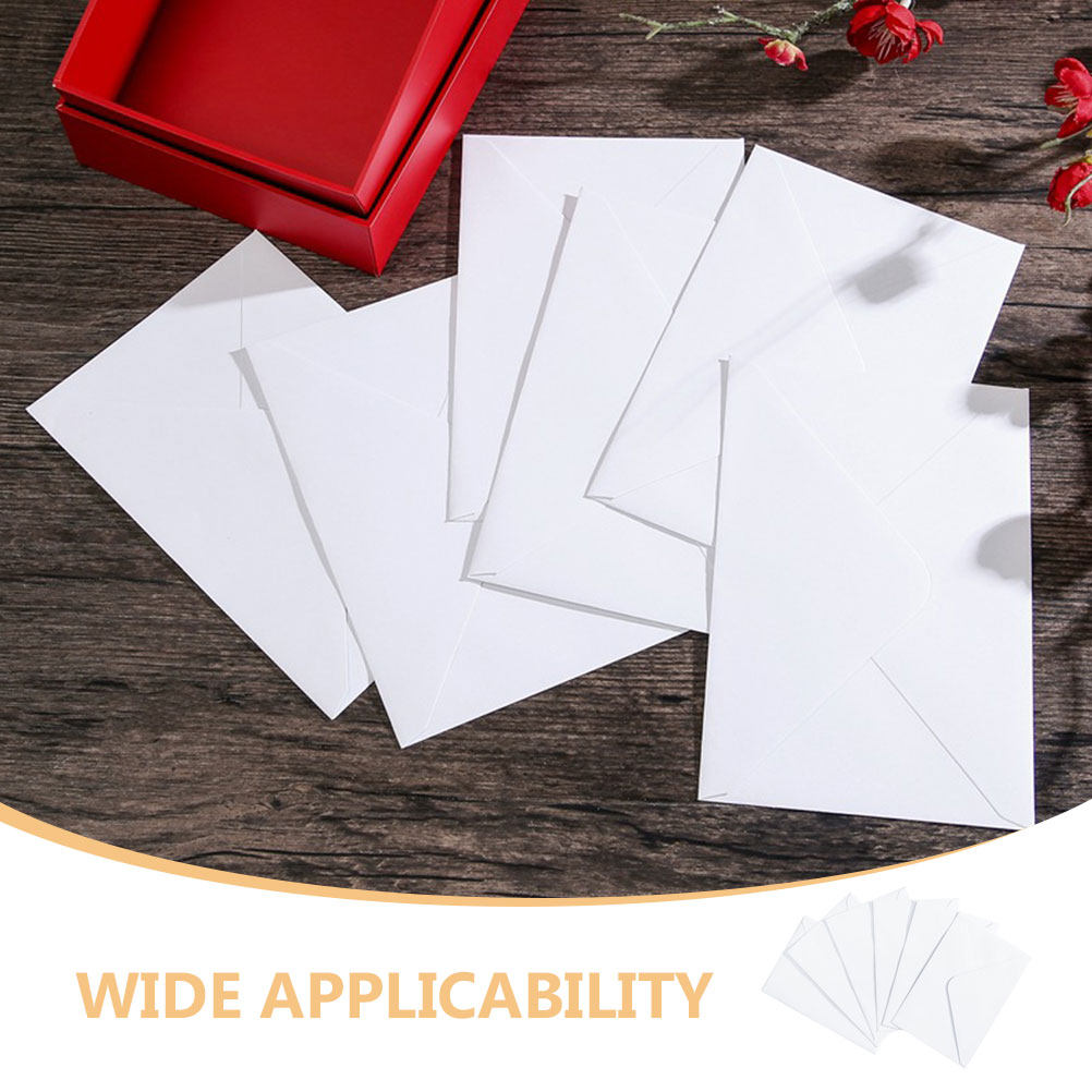 ซองจดหมายสีขาว 50 ชิ้น กระดาษห - Wedding Envelopes บทวิจารณ์และราคา